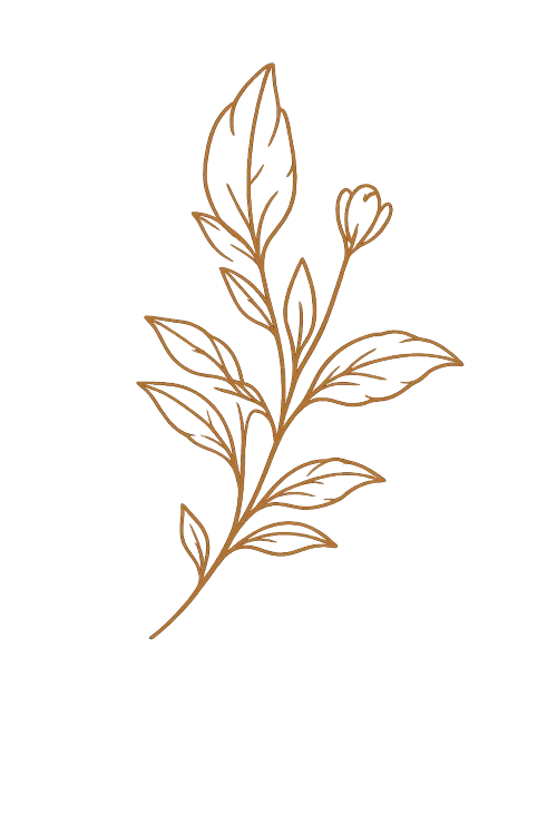 Gold leaf decorative element