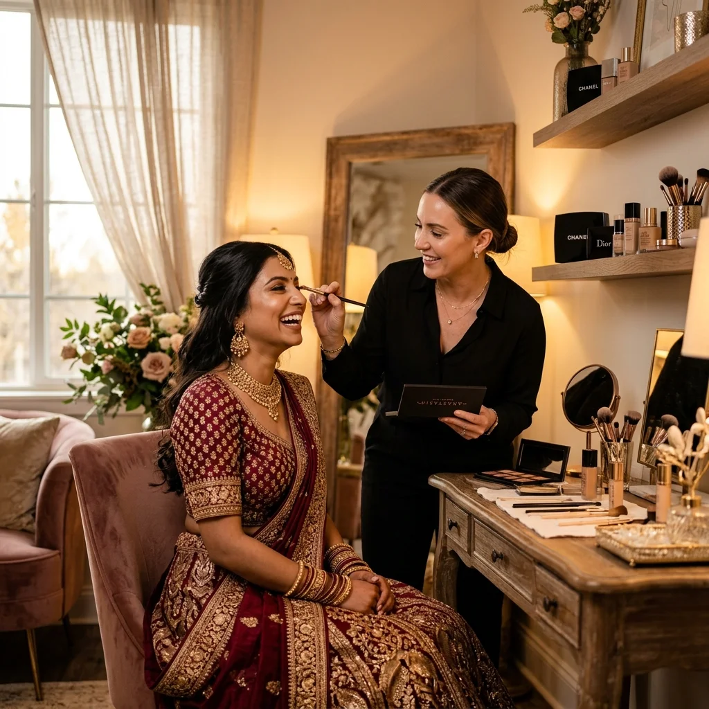 Bridal Makeup Consultation and Trial in Noida Studio