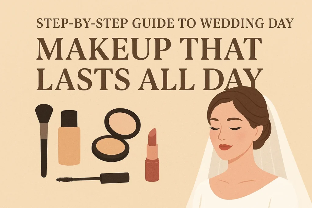 Step-by-Step Guide to Wedding Day Makeup That Lasts All Day